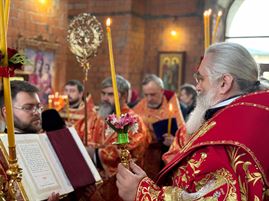 Епископ Мстислав совершил Всенощное бдение в Кировске