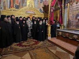 Епископ Мстислав совершил монашеские постриги в обители преподобного Александра
