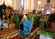 Епископ Мстислав сослужил митрополиту Санкт-Петербургскому и Ладожскому Варсонофию в Павловском соборе Гатчины