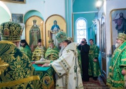 Епископ Мстислав сослужил митрополиту Варсонофию в Иоанновском ставропигиальном женском монастыре