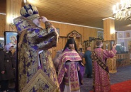 Преосвященнейший Мстислав, епископ Тихвинский и Лодейнопольский, совершил Божественную литургию в г. Пикалево