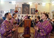 Епископ Мстислав совершил Божественную Литургию в Отрадном – 02.04.2023
