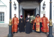 Епископ Мстислав совершил Божественную Литургию в монастыре Александра Свирского – 04.05.2023