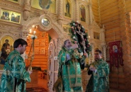 Епископ Мстислав совершил Божественную Литургию в пос. Сологубовка Кировского района