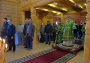 Епископ Мстислав совершил Божественную Литургию в пос. Сологубовка Кировского района
