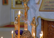 Епископ Мстислав совершил Божественную Литургию в Тихвинском Богородичном Успенском мужском монастыре