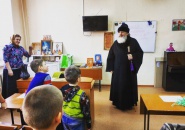 Епископ Тихвинский и Лодейнопольский МСТИСЛАВ посетил епархиальный духовно-просветительский центр в г. Тихвине