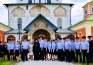 В Тихвинском Успенском монастыре прошли мероприятия, приуроченные к празднованию 300-летия полиции России