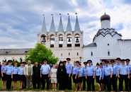 В Тихвинском Успенском монастыре прошли мероприятия, приуроченные к празднованию 300-летия полиции России