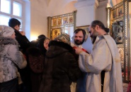 Преосвященнейший Мстислав, епископ Тихвинский и Лодейнопольский, совершил Божественную Литургию в Введенском женском монастыре г.Тихвина