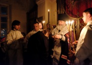 Преосвященнейший Мстислав, епископ Тихвинский и Лодейнопольский, совершил Божественную Литургию в Введенском женском монастыре г.Тихвина