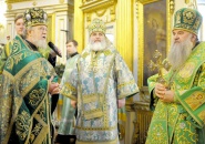 Епископ Мстислав сослужил митрополиту Варсонофию в храме Смоленской иконы Божией Матери