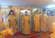 Преосвященнейший Мстислав, епископ Тихвинский и Лодейнопольский, совершил Божественную Литургию в г. Кировске 