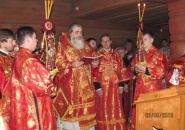 Епископ Мстислав совершил Божественную Литургию в деревне Родионово
