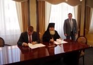 Подписано соглашение о сотрудничестве между Тихвинской епархией и администрацией Кировского района Ленинградской области
