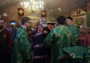Преосвященнейший Мстислав, епископ Тихвинский и Лодейнопольский, совершил Божественную Литургию в Антониево – Дымском мужском монастыре
