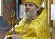 Преосвященнейший Мстислав, епископ Тихвинский и Лодейнопольский, совершил Божественную Литургию в г.Бокситогорске
