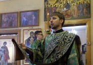 Преосвященнейший Мстислав, епископ Тихвинский и Лодейнопольский, совершил Божественную Литургию в пос. Приладожский