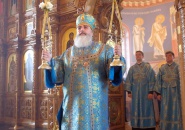 Преосвященнейший Мстислав, епископ Тихвинский и Лодейнопольский, совершил Божественную Литургию в храме Рождества Пресвятой Богородицы г. Кириши