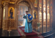 Преосвященнейший Мстислав, епископ Тихвинский и Лодейнопольский, совершил Божественную Литургию в храме Рождества Пресвятой Богородицы г. Кириши