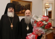 Епископ Мстислав поздравил митрополита Варсонофия с 25-летием архиерейской хиротонии