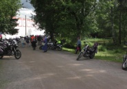 Мотоциклисты клуба «Северный народ» совершили паломническую поездку-мотопробег в Тихвинский Богородичный Успенский мужской монастырь