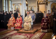 Торжественная Литургия совершена в храме Санкт-Петербургской Духовной Академии в день престольного праздника