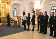 Епископ Тихвинский и Лодейнопольский Мстислав совершил заупокойное богослужение по сотрудникам органов внутренних дел, погибших при исполнении служебных обязанностей