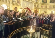 На подворье Свято-Троицкого Зеленецкого монастыря прошёл концерт камерного хора CANTUS 