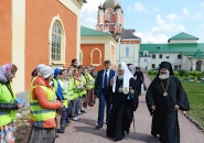 Святейший Патриарх Кирилл посетил Спасо-Преображенский кафедральный собор г. Тихвина