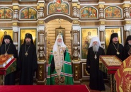 Святейший Патриарх Кирилл освятил храм на Левашовском мемориале