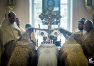 Преосвященнейший Мстислав,епископ Тихвинский и Лодейнопольский, принял участие в праздничном богослужении в Санкт-Петербургской Православной Духовной Академии.
