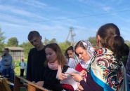 Молодежь Санкт-Петербурга и Ленинградской области приняли участие в Молодежном выезде в Колчаново