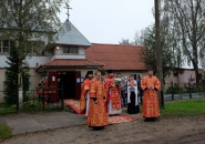 Преосвященнейший Мстислав, епископ Тихвинский и Лодейнопольский, совершил Божественную Литургию в г. Кировске
