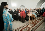 Архиепископ Петергофский Амвросий, ректор Санкт-Петербургской Духовной Академии, посетил Тихвинский монастырь