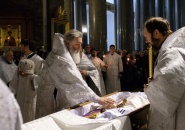 Митрополит Варсонофий совершил Божественную литургию и отпевание настоятеля Казанского собора