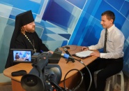 Пресс-секретарь Тихвинской епархии иеромонах Венедикт (Шустов) совершил рабочую поездку в город Волхов Ленинградской области