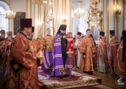 В день тезоименитства протоиерея Богдана Сойко три архиерея совершили Литургию в Николо-Богоявленском Морском Соборе