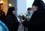 Епископ Мстислав совершил Всенощное бдение в Покрово – Тервеническом женском монастыре