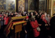Епископ Мстислав совершил Пасхальные богослужения в Тихвинском Успенском мужском монастыре