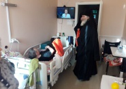 В день Святой Пасхи епископ Мстислав посетил Тихвинскую межрайонную больницу – 16.04.2023