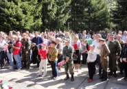 В пос. Новая Малукса состоялось отпевание воинов, погибших в Великой Отечественной войне