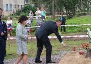В пос. Цвылёво освящена памятная плита в основание мемориального комплекса защитникам Отечества