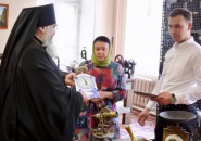 Епископ Тихвинский и Лодейнопольский Мстислав посетил Тихвинский Духовно-Просветительский Центр 