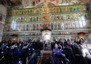 Святейший Патриарх Московский и всея Руси Кирилл посетил Свято-Троицкий Александра Свирского мужской монастырь