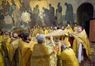 Епископ Мстислав возглавил Божественную литургию соборе Воскресения Христова (