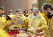 Епископ Мстислав возглавил Божественную литургию соборе Воскресения Христова (
