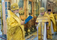 Епископ Мстислав возглавил Божественную литургию соборе Воскресения Христова ("Спасе-на-Крови")