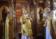 Преосвященнейший Мстислав, епископ Тихвинский и Лодейнопольский, совершил Божественную Литургию в г. Кириши