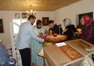 Освящение храма в поселке Молодцово